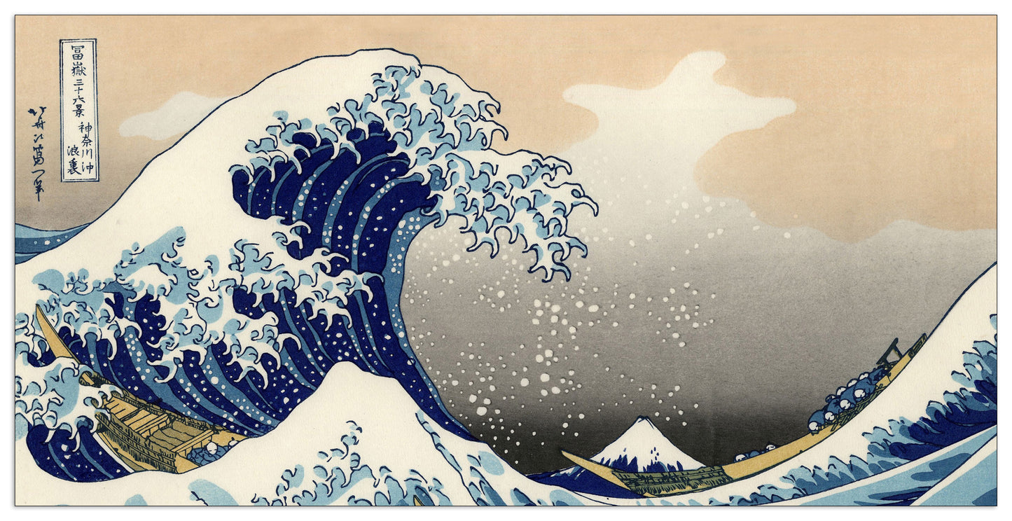 A big wave off Kanagawa cm 100x50