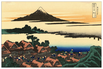 Dawn at Isawa in the Kai province cm 135x90