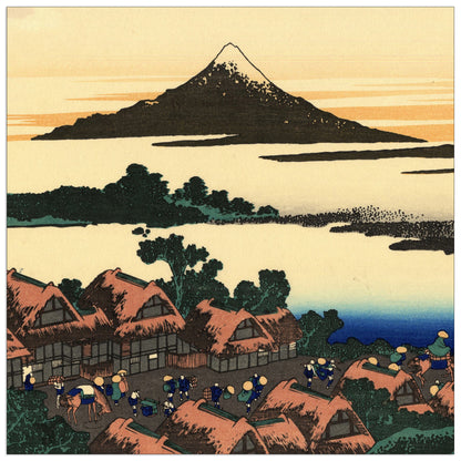 Dawn at Isawa in the Kai province cm 50x50