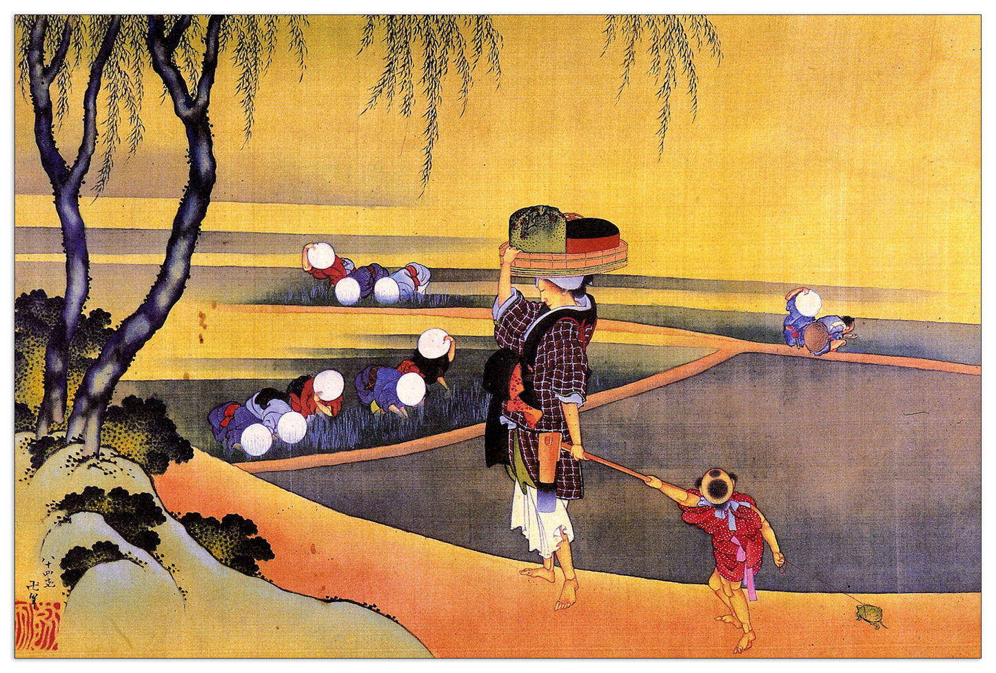 Rice fields cm 135x90