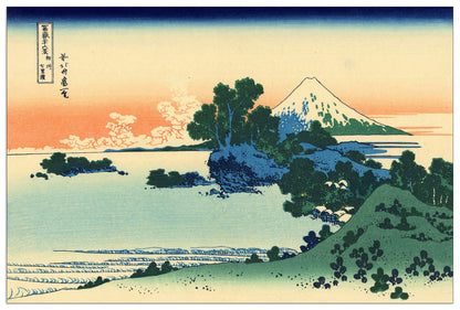 Shichiri beach in Sagami province cm 90x60