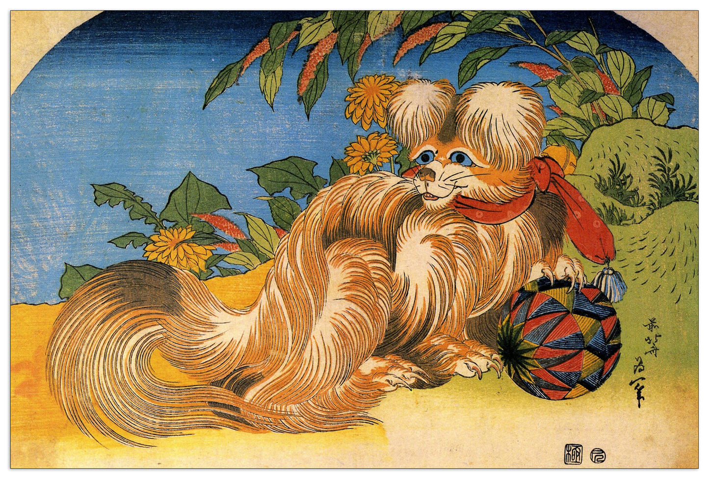 Tschin - the pet dog cm 90x60