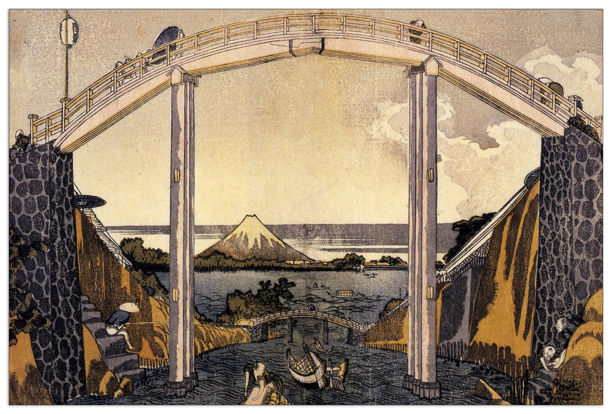 View of Mount Fuji cm 90x60