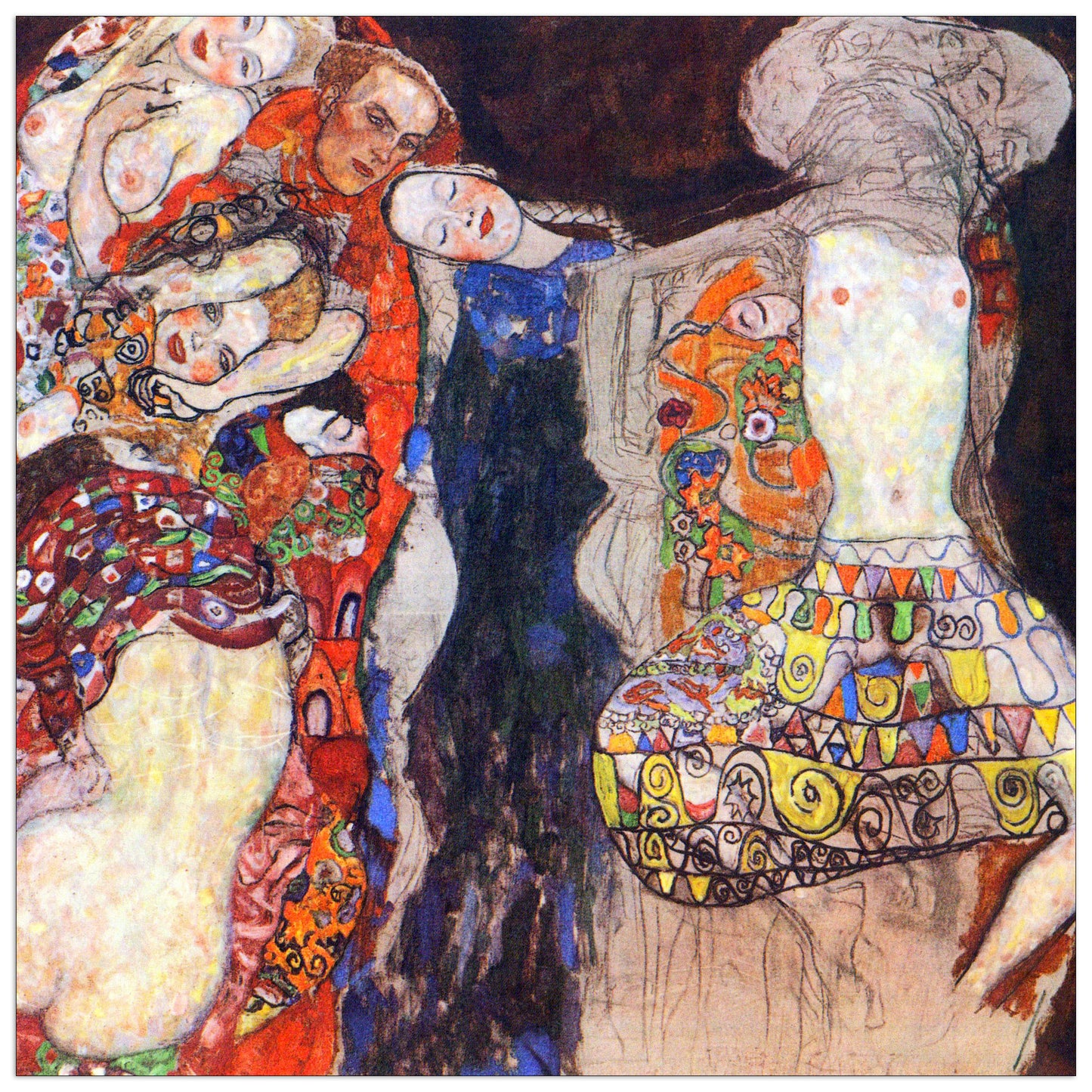 adorn the bride with veil and wreath cm 70x70
