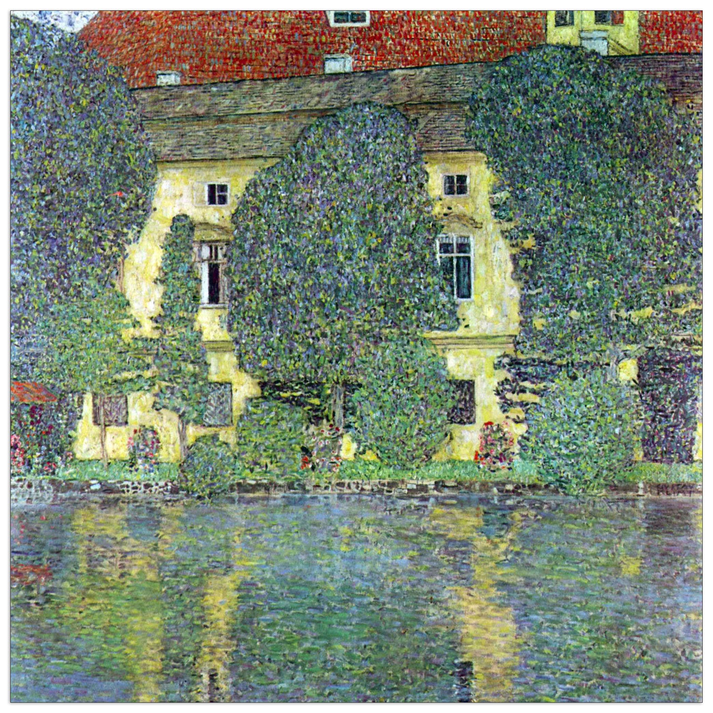 Castle at the Attersee cm 100x100