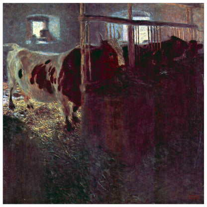 Cows in Stall cm 70x70