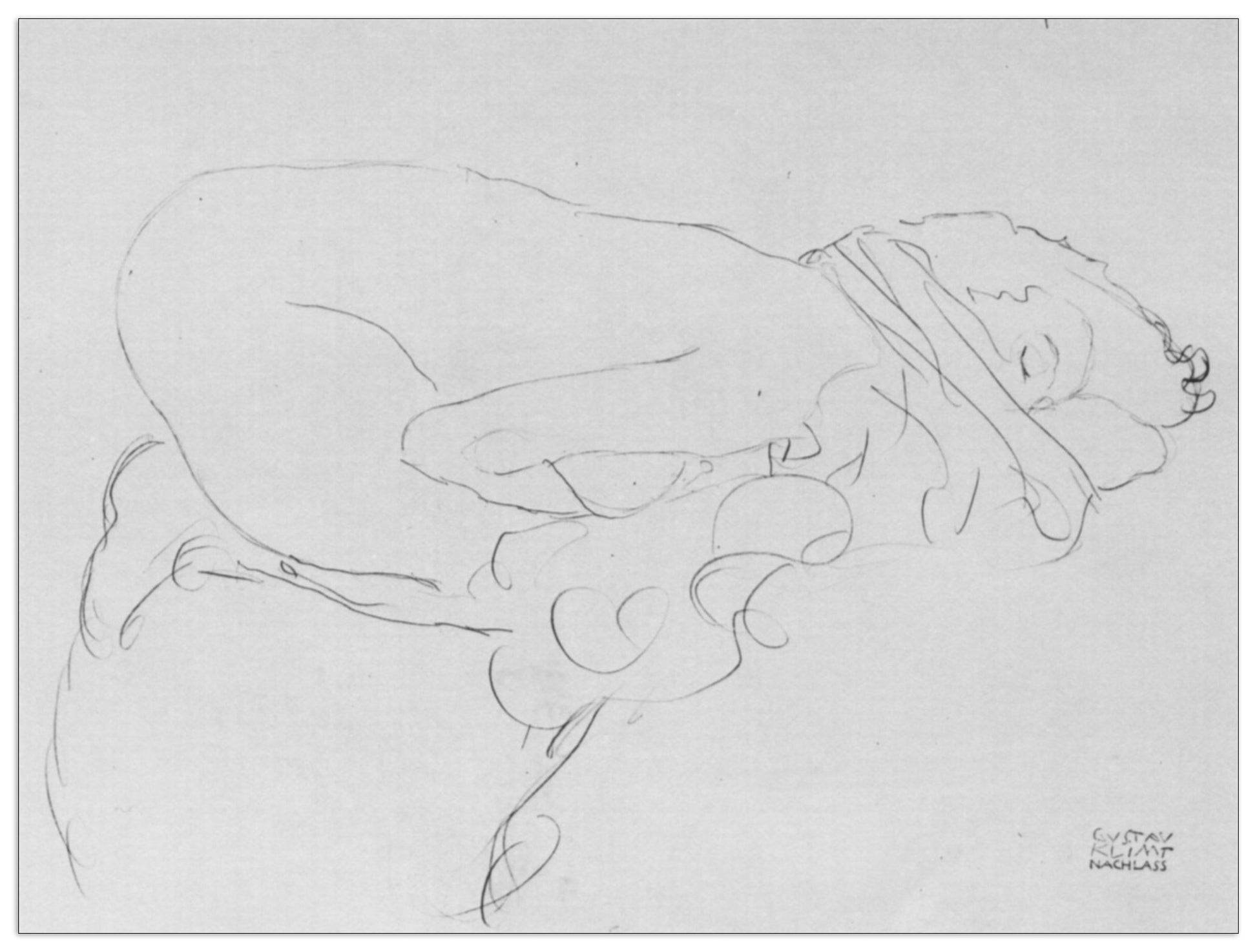 Crouching to right cm 120x90