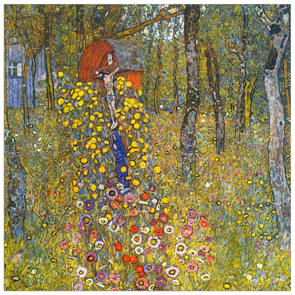 Farmers garden with crucifix cm 30x30