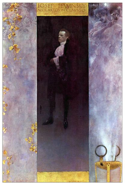 Hofburg actor Josef Lewinsky as Carlos cm 60x90