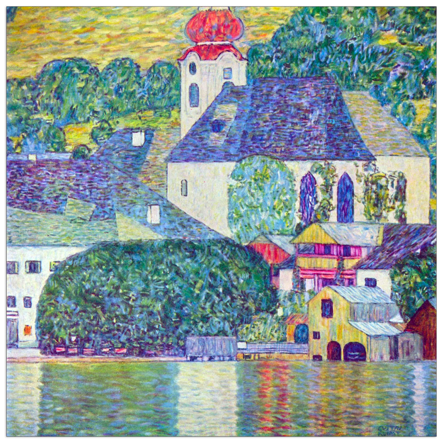 St. Wolfgang Church cm 70x70