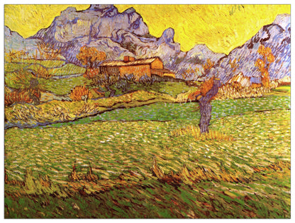 A Meadow in the Mountains Le Mas de Saint-Paul cm 120x90