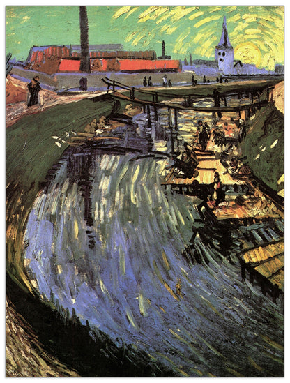 Canal with Women Washing cm 90x120