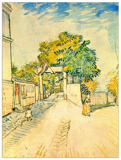 Entrance to the Moulin de la Galette cm 90x120