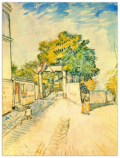 Entrance to the Moulin de la Galette cm 60x80