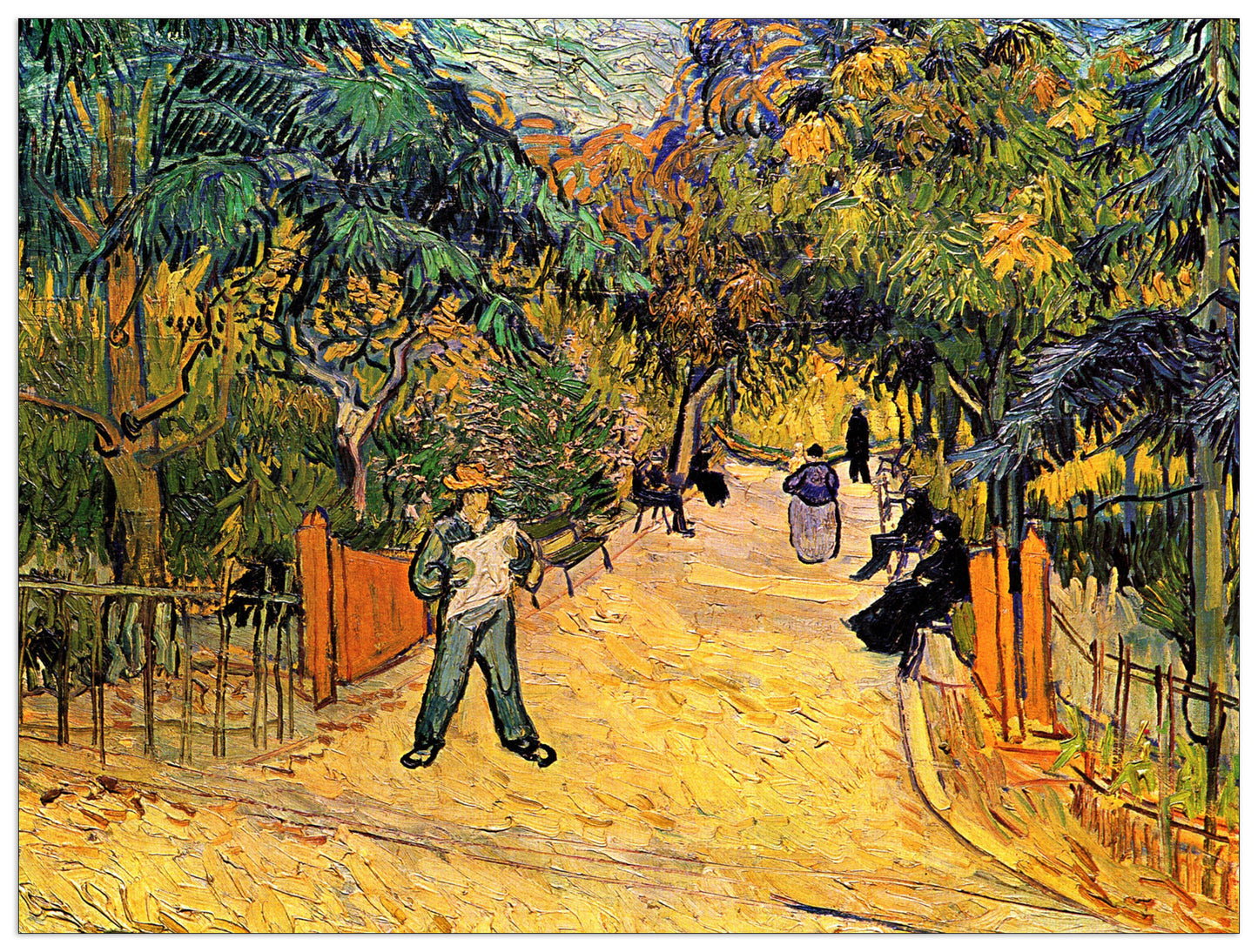 Entrance to the Public Park in Arles cm 80x60