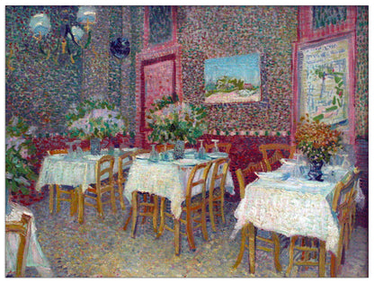Interior of a Restaurant cm 80x60