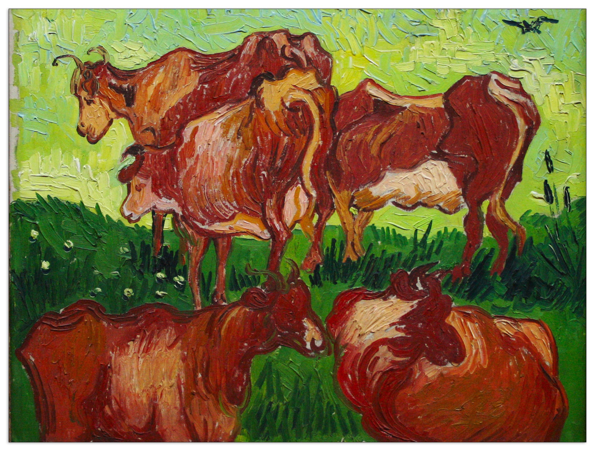 Les vaches cm 120x90