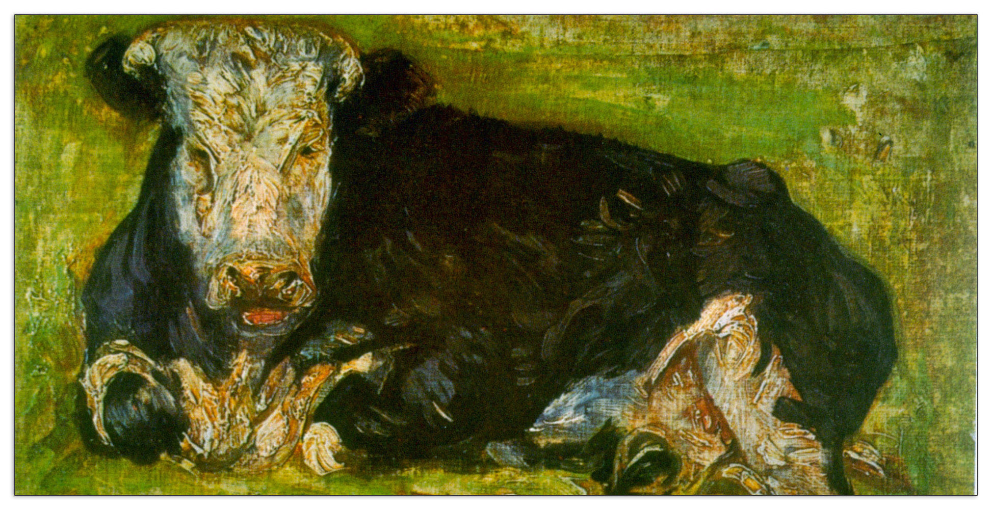 Lying Cow cm 100x50