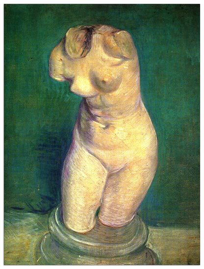 Plaster Statuette of a Female Torso cm 90x120