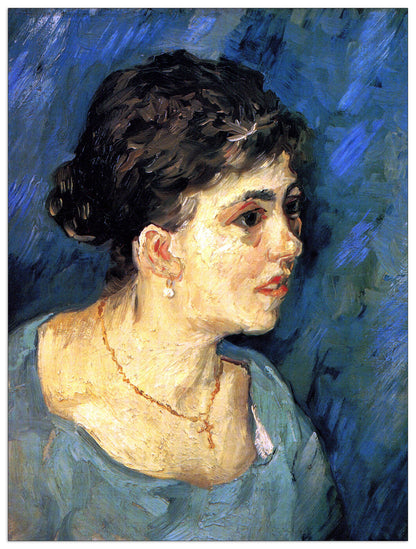 Portrait of Woman in Blue cm 60x80