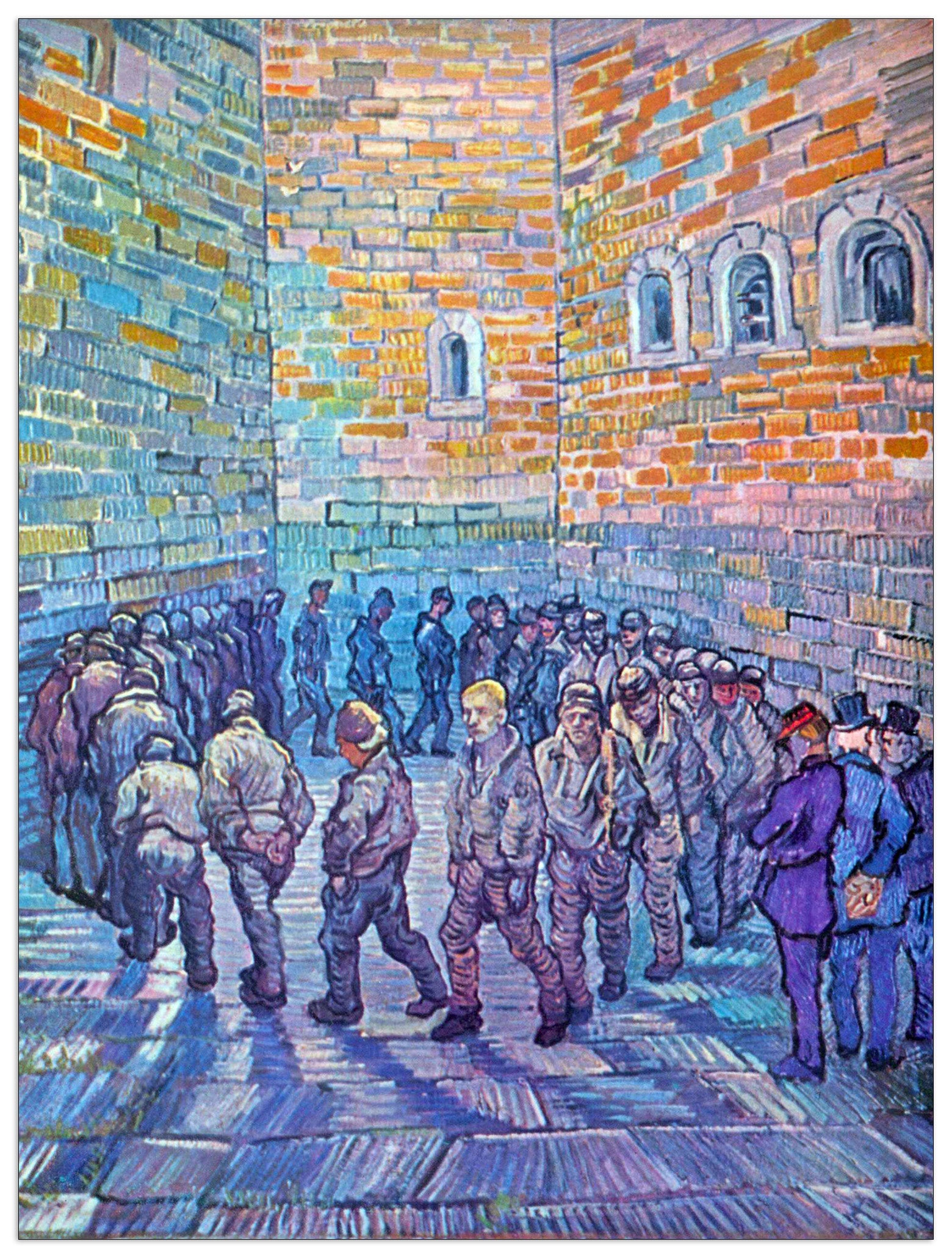 Prisoners walking the Round cm 60x80