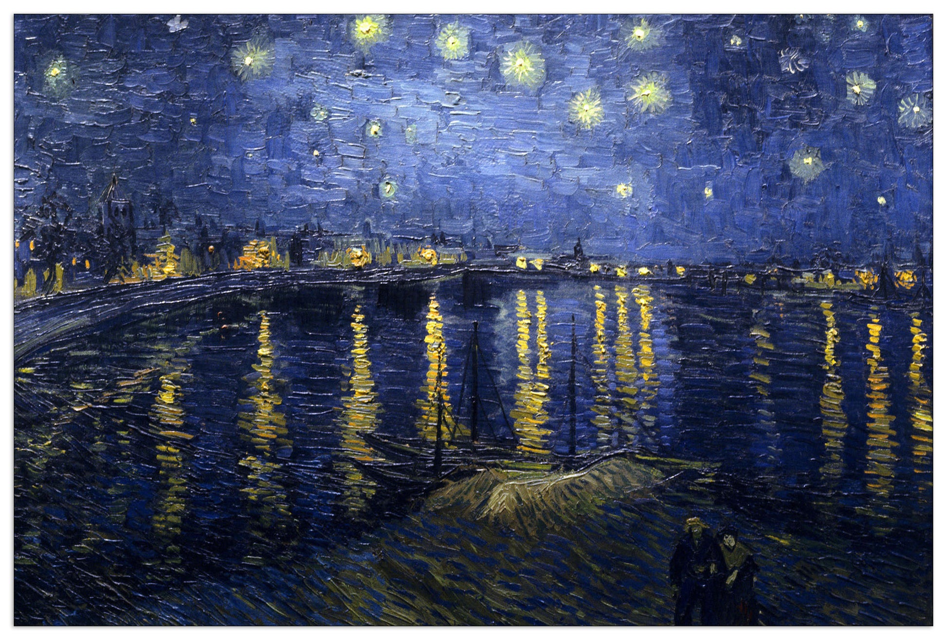 Starry Night Over the Rhone cm 90x60