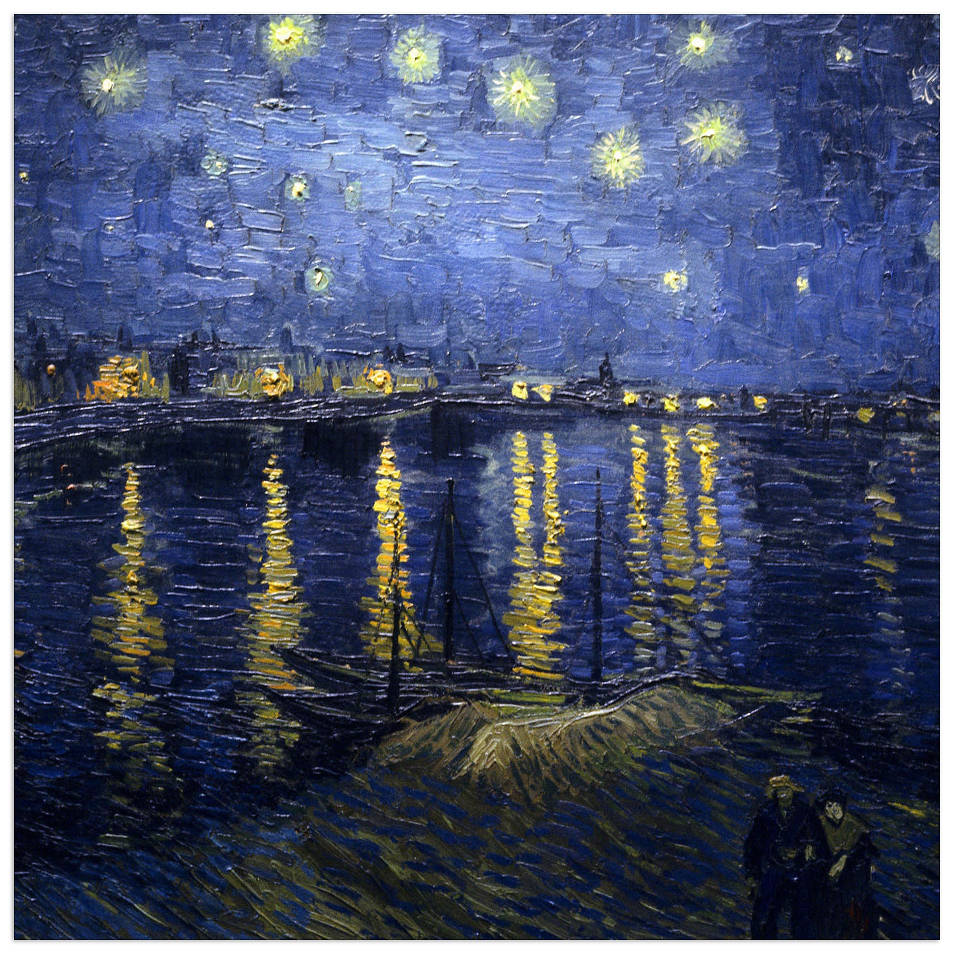 Starry Night Over the Rhone cm 70x70
