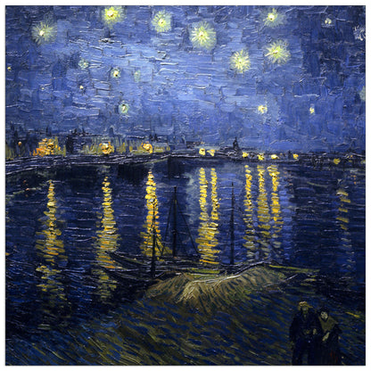 Starry Night Over the Rhone cm 30x30