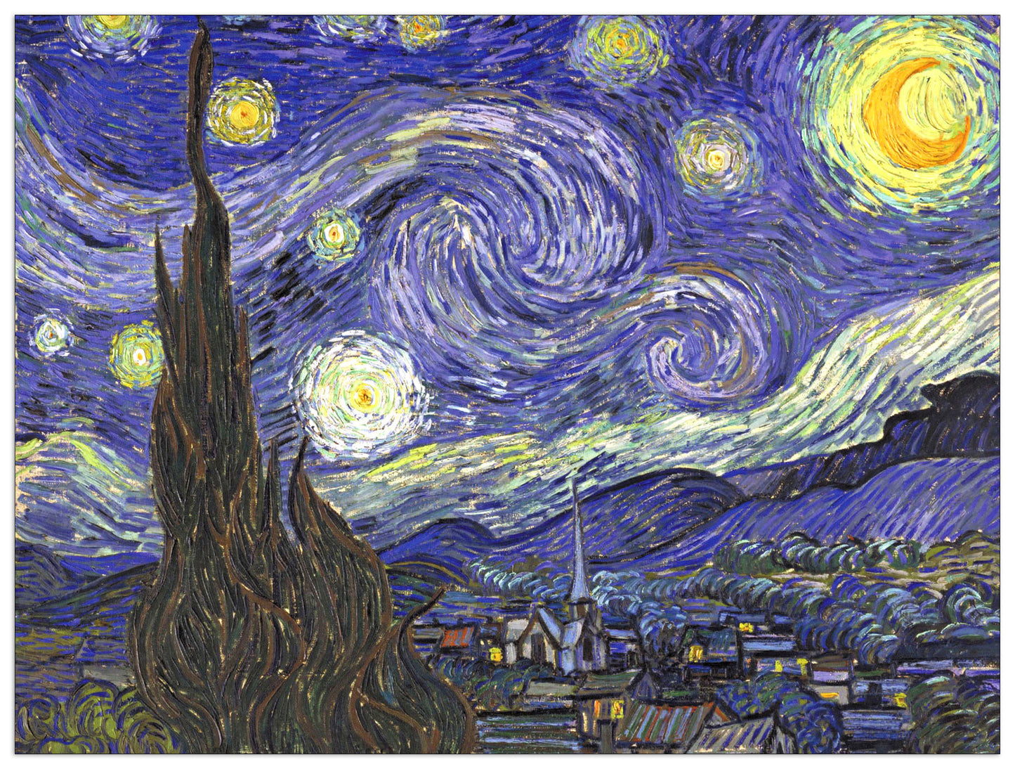 Starry Night cm 80x60