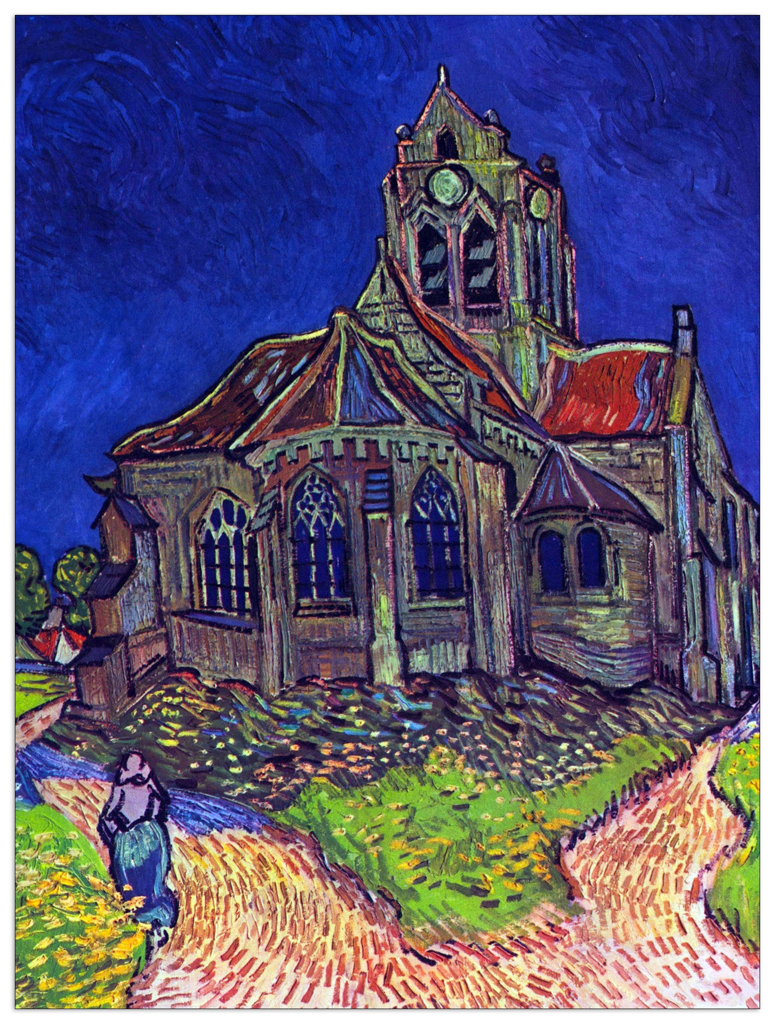 The Church of Auvers cm 60x80