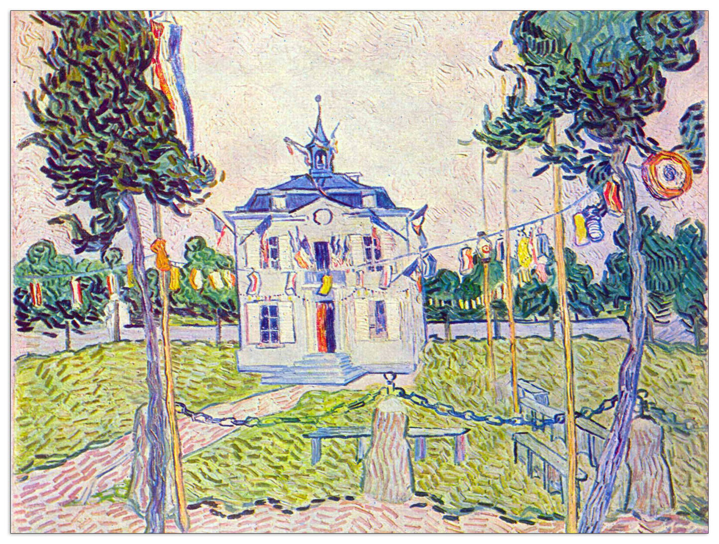 The community house in Auvers cm 120x90