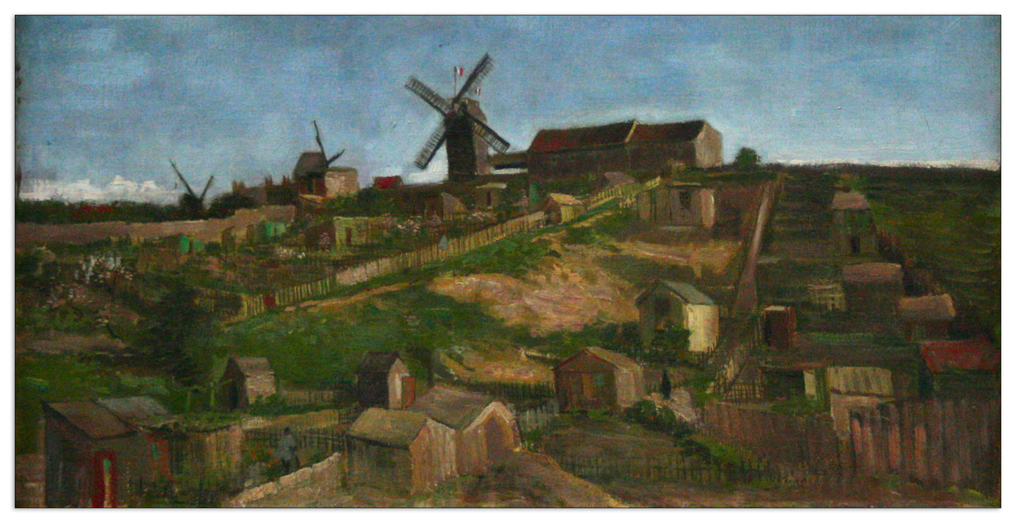 The hill of Monmartre cm 140x70