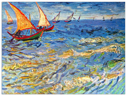 The sea at Saintes-Maries cm 120x90