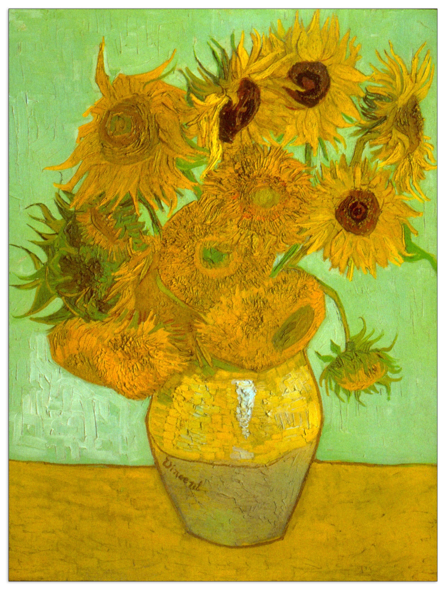 Twelve Sunflowers cm 60x80