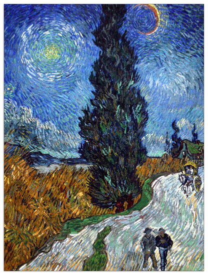 Country road in Provence cm 90x120