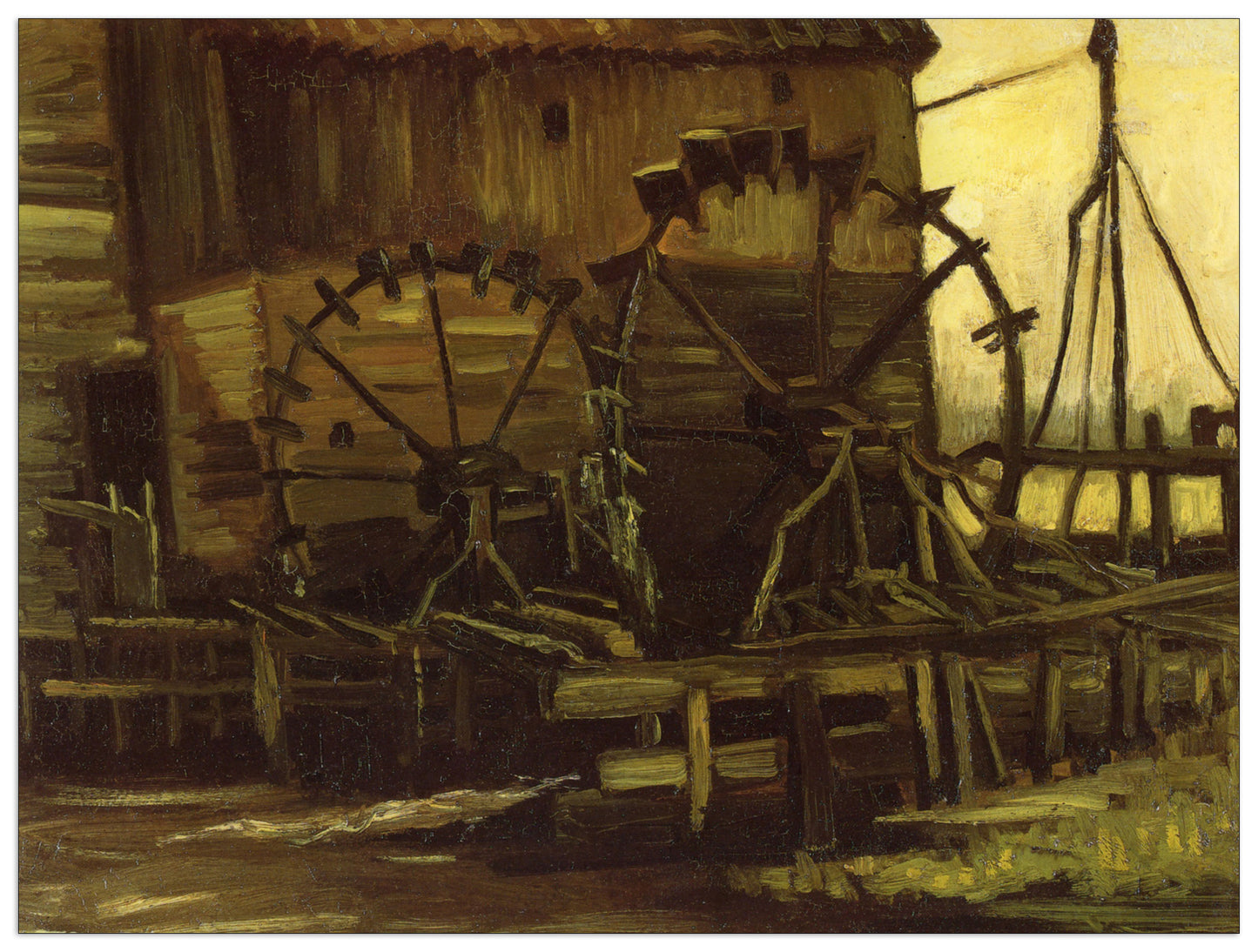 Waterwheels cm 120x90
