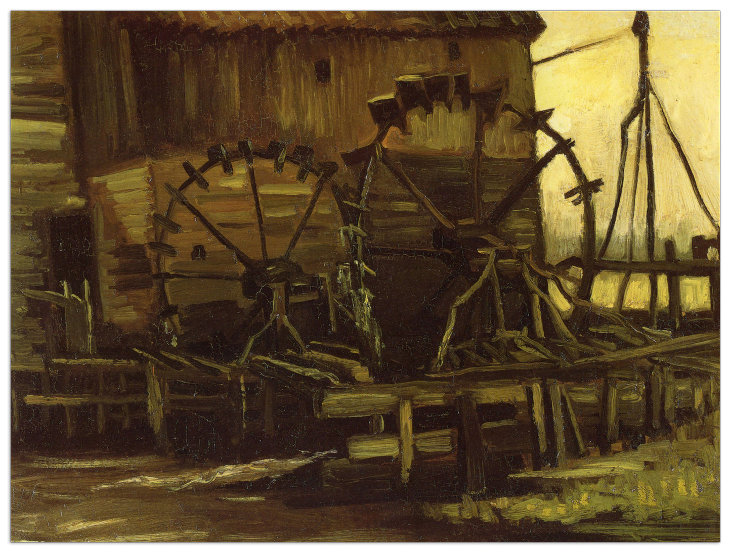 Waterwheels cm 80x60