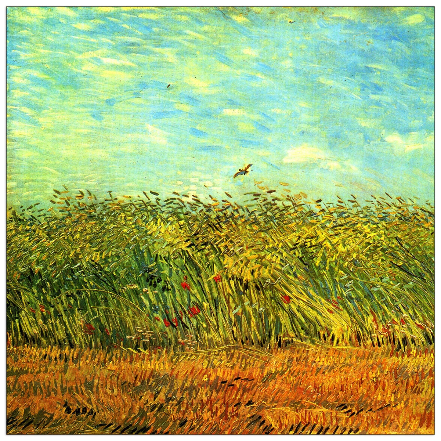 Wheat Field with a Lark cm 30x30