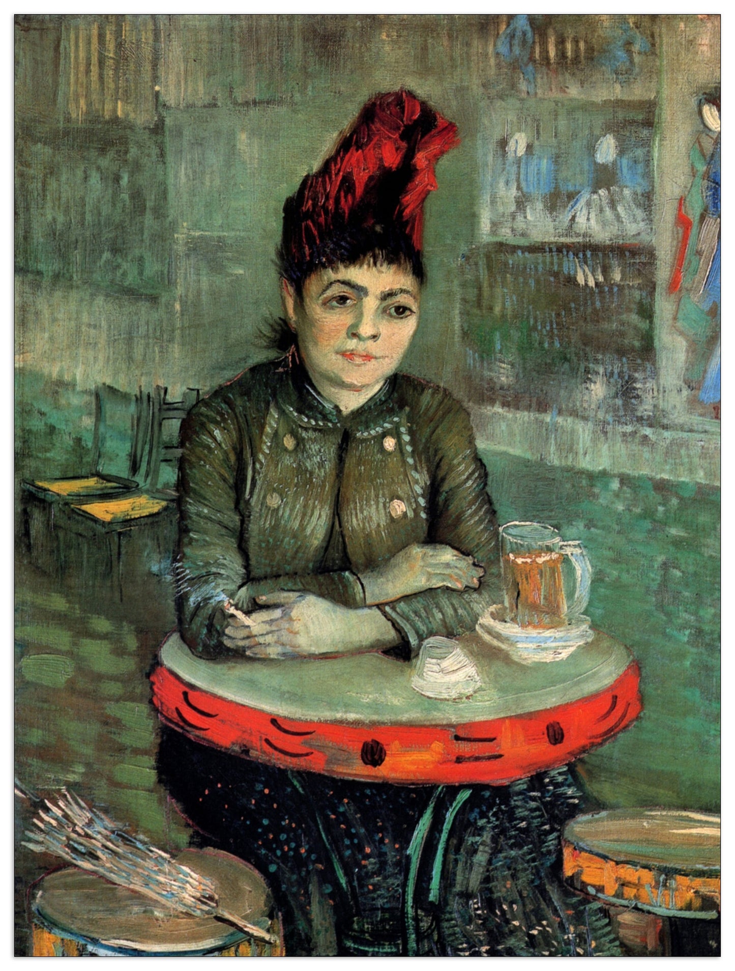 Agostina Segatori in the CafeÌ du Tambourin cm 90x120