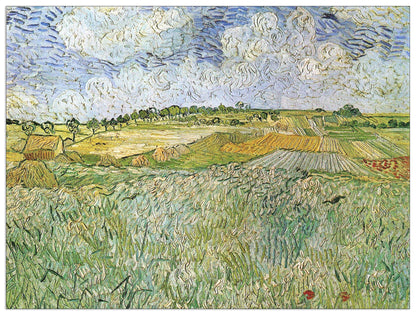 Auvers with rain clouds cm 120x90