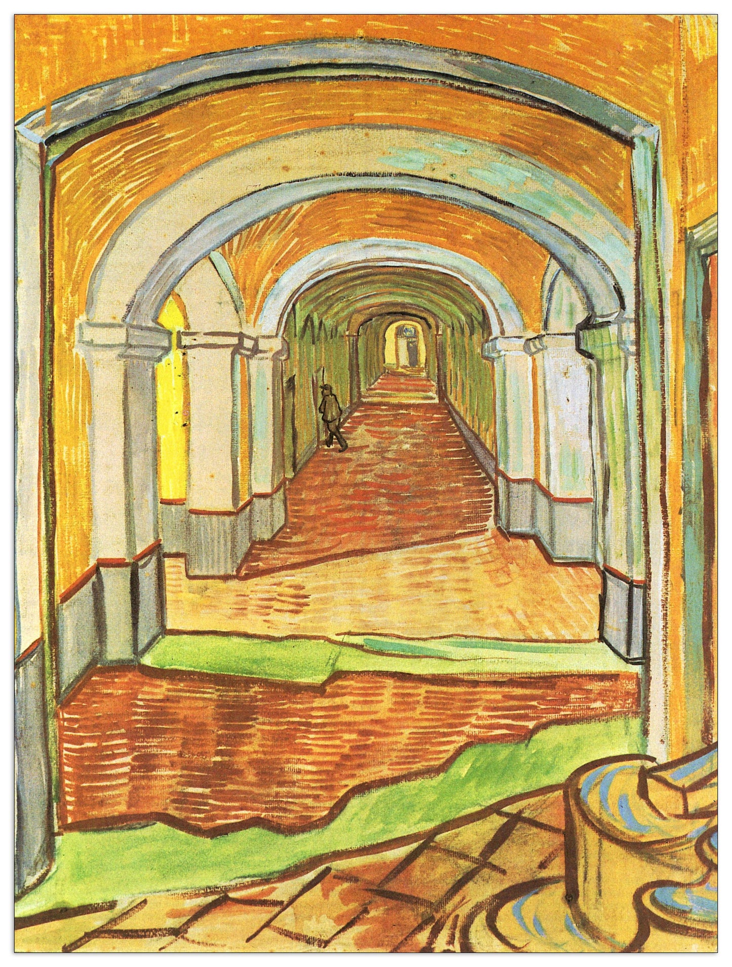 Corridor in Saint-Paul Hospital cm 60x80