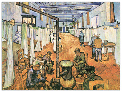 Dormitory in the Hospital in Arles cm 80x60