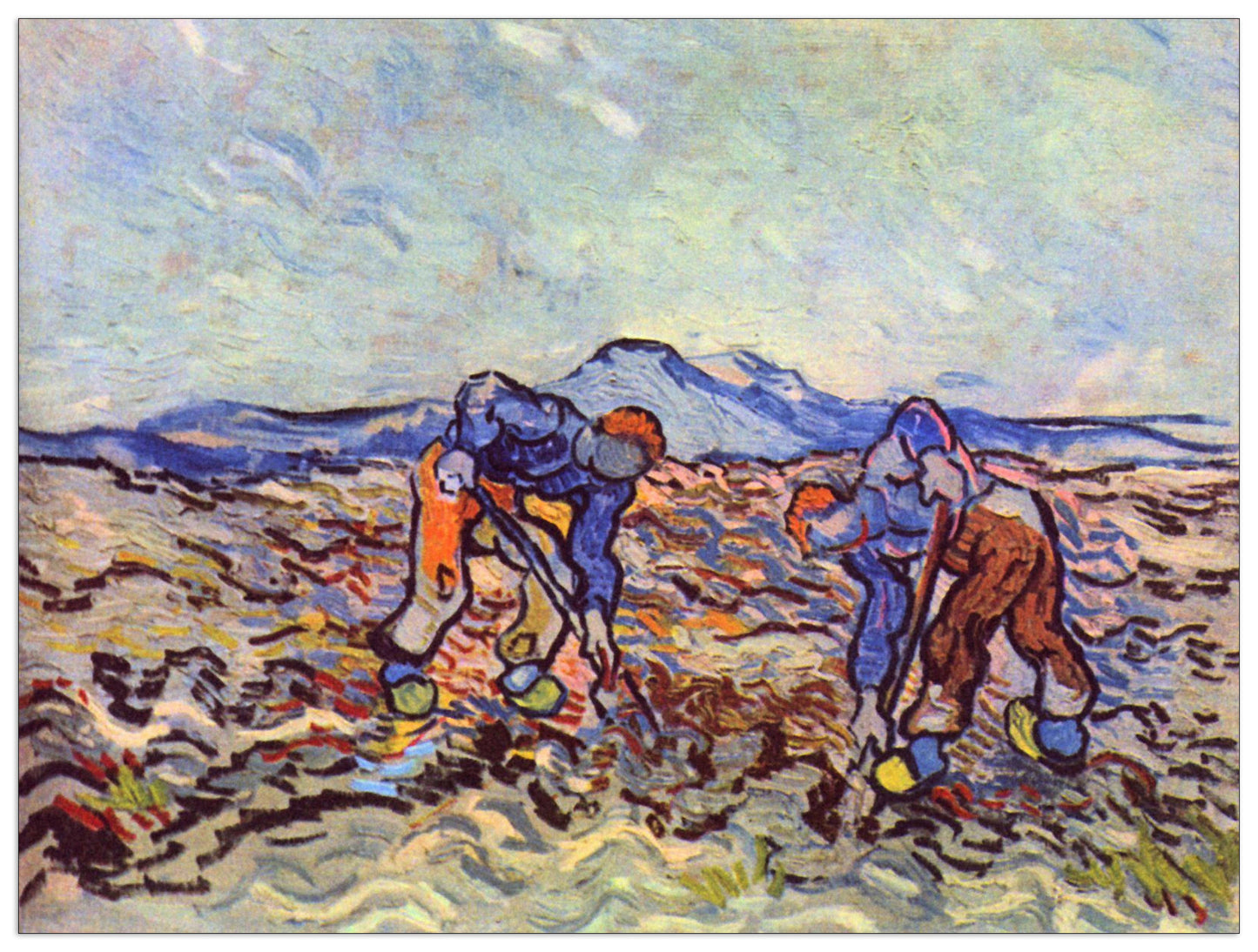 Farmers at work cm 80x60