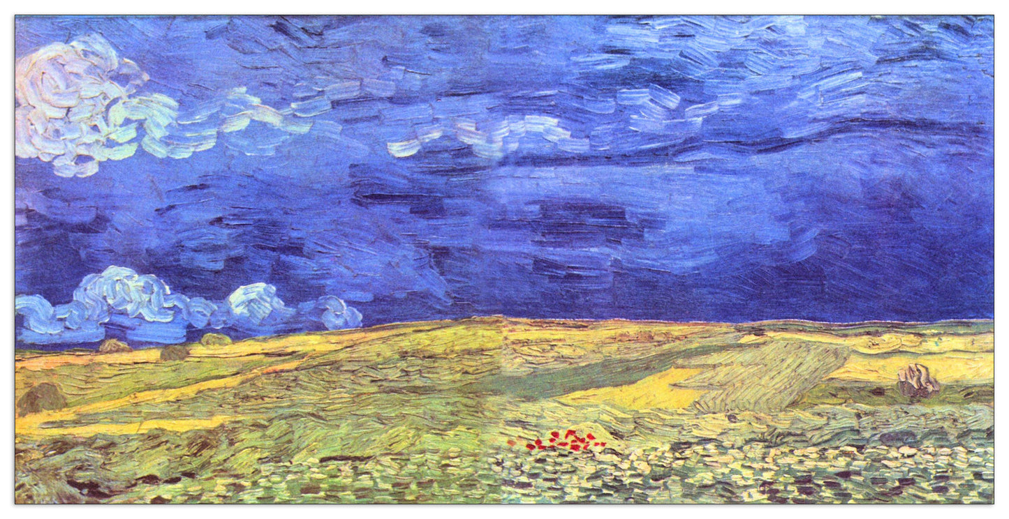 Field under storm heaven cm 100x50