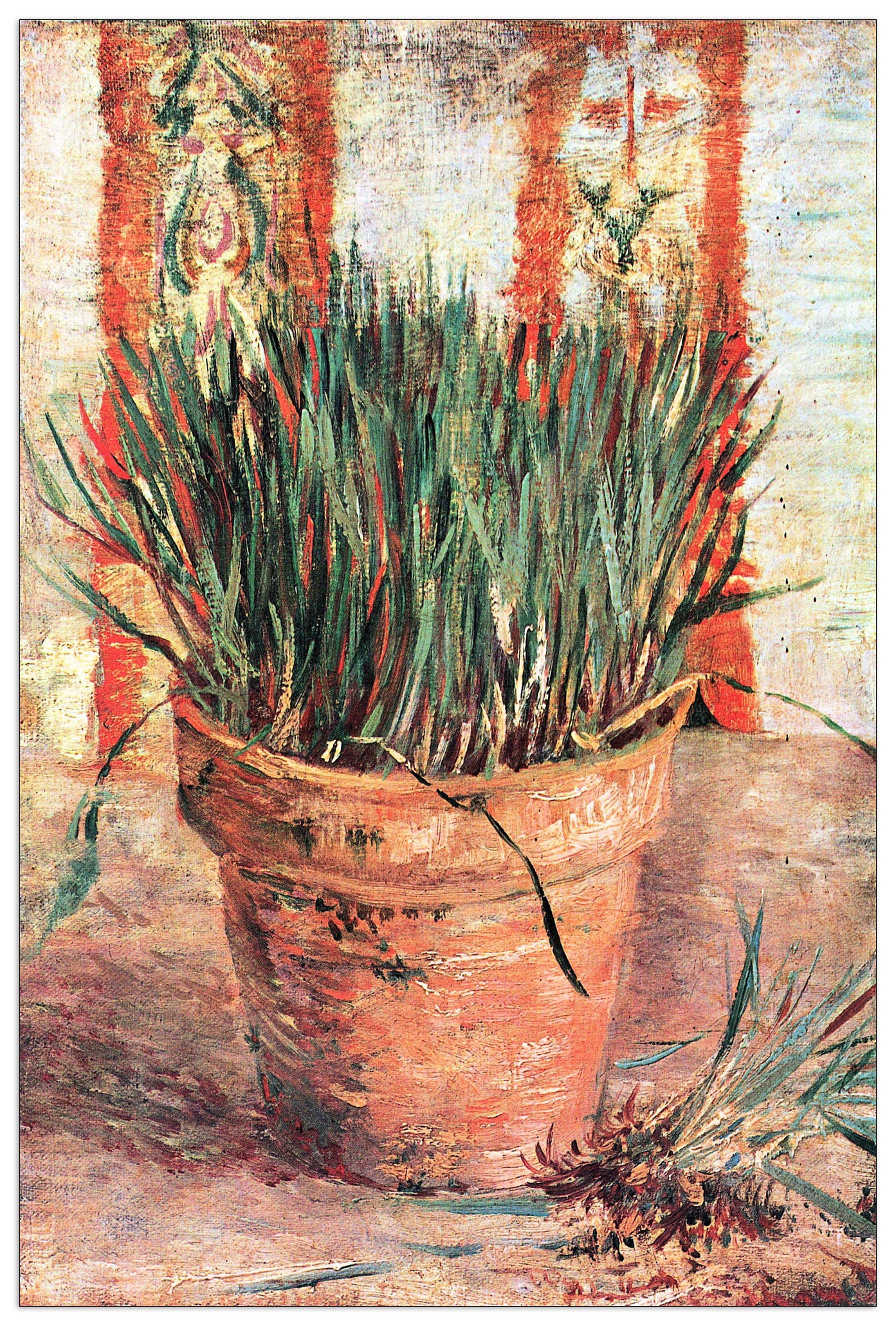 Flowerpot with Chives cm 90x135
