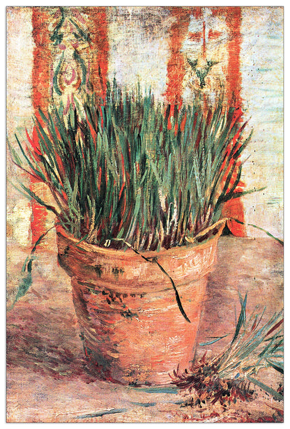 Flowerpot with Chives cm 60x90