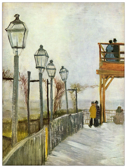 Montmartre in the upper Mill cm 90x120