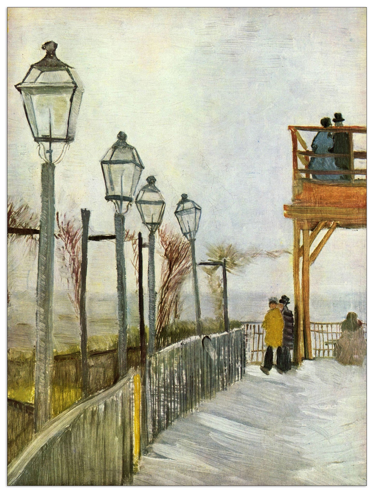 Montmartre in the upper Mill cm 60x80