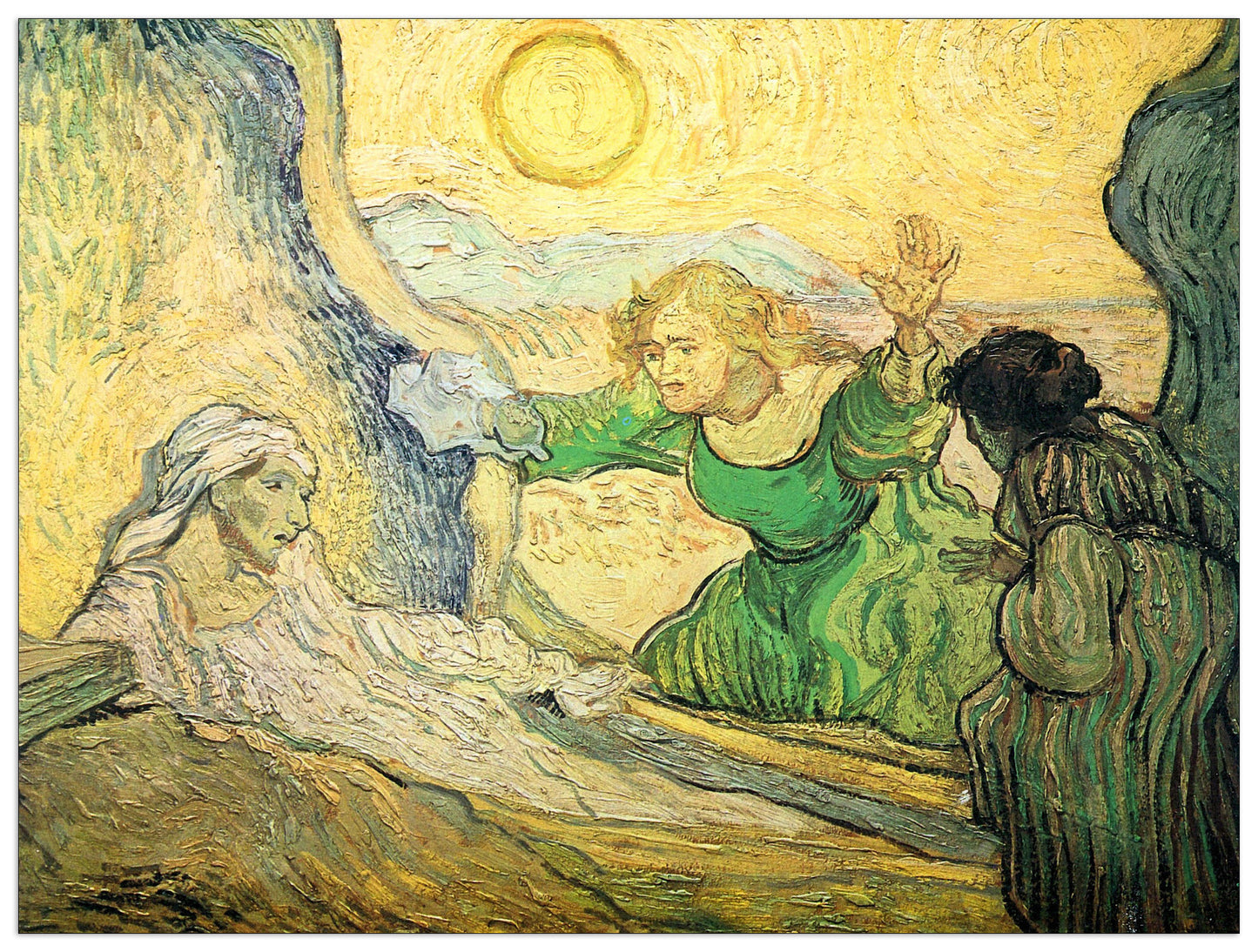 Resurrection of Lazarus cm 120x90