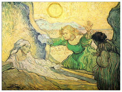 Resurrection of Lazarus cm 120x90